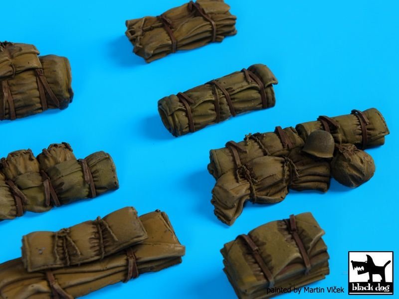 Black Dog T35142 Tentage+bedrols N 1/35 – zdjęcie 3