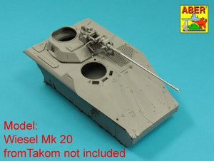 Aber AB16L-20 16 L-20 Barrel for German 20mm Rh202 MK 20 DM6 gun 1/16 – image 2