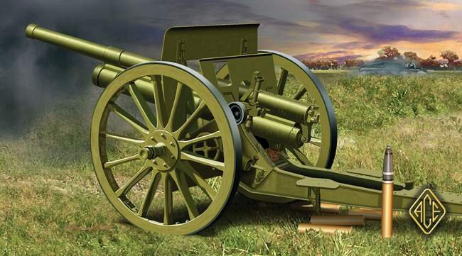 ACE 72252 Soviet 76.2mm (3 inch) gun model 1902/1930 (with limber) 1/72