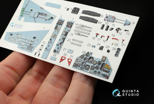 Quinta Studio QD32001 Su-25 3D-Printed &amp;amp; coloured Interior on decal paper (for Trumpeter kit) 1/32 – zdjęcie 6