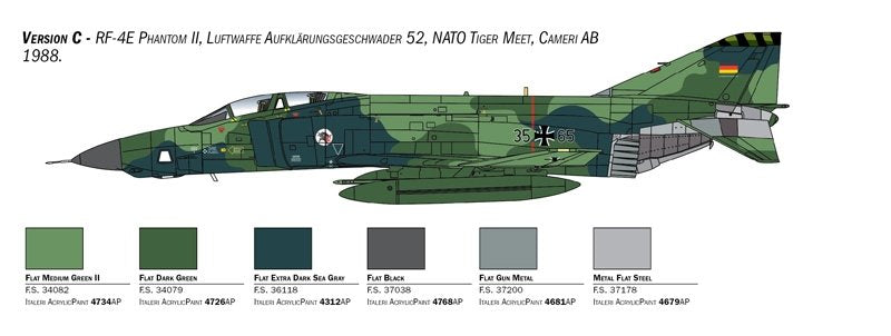 Italeri 2818 RF-4E Phantom II 1/48 – zdjęcie 6