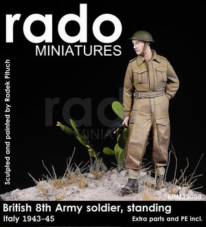 RADO Miniatures RDM35008 British 8. Army Italy 1943-45 PE &amp;amp; extra parts included (1/35)