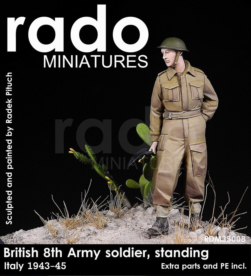 RADO Miniatures RDM35008 British 8. Army Italy 1943-45 PE &amp;amp; extra parts included (1/35)