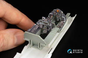 Quinta Studio QD+48486 F-4N Phantom II 3D-Printed &amp;amp; coloured Interior on decal paper (Academy) (with 3D-printed resin parts) 1/48 – zdjęcie 15