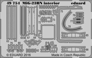 Eduard 49754 MiG-23BN interior 1/48 TRUMPETER – image 2