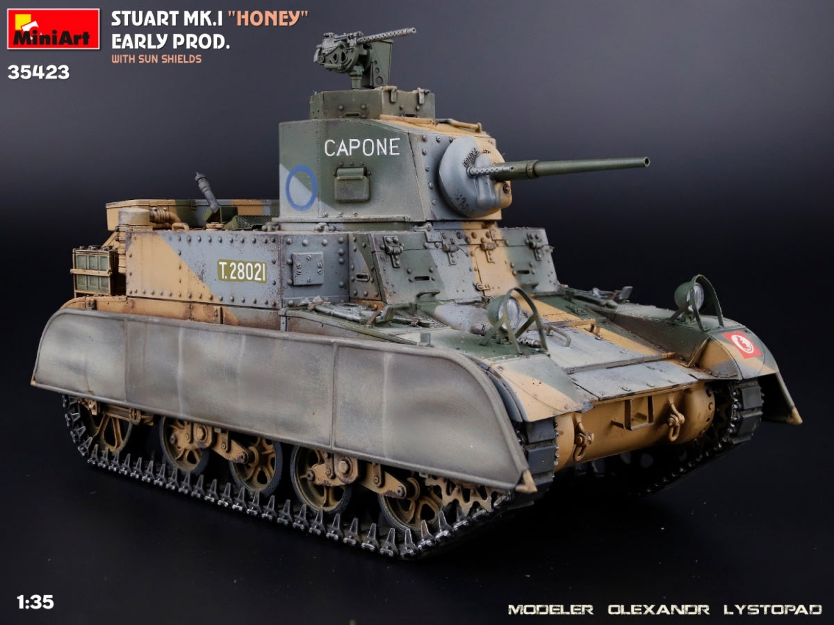 MiniArt 35423 Stuart Mk.I “Honey” Early Prod. w/Sun Shields 1/35 – zdjęcie 11