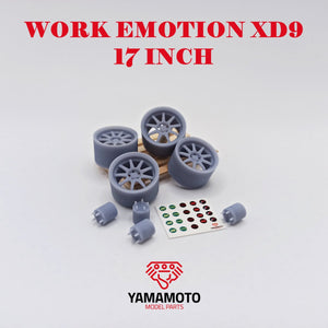Yamamoto YMPRIM4 Work Emotion XD9 17&amp;quot; 1/24 – zdjęcie 2