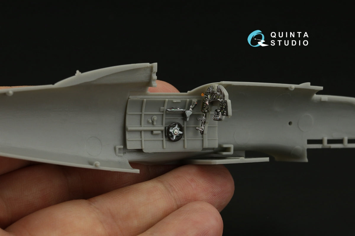 Quinta Studio QDS-48390 Macchi C.202 Folgore Late 3D-Printed &amp;amp; coloured Interior on decal paper (Hasegawa/Eduard) (Small version) 1/48 – zdjęcie 3