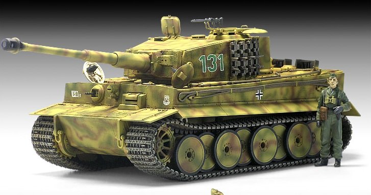 Academy 13287 GERMAN TIGER I Ver. MID 1/35 – zdjęcie 2