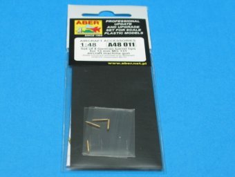 Aber A48 011 Set of 4 barrel tips for German 13 mm MG 131 aircraft machine gun (1/48 – image 6