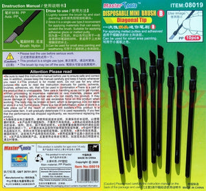 Trumpeter 08019 Disposable Mini Diagonal Brush (10 pcs) – zdjęcie 2