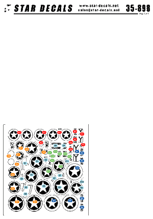 Star Decals 35-898 601st Tank Destroyer Battalion 1/35 – image 2