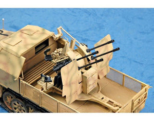 Trumpeter 01524 German 2cm Flakvierling 38 auf Selbstfahrlafette 1/35 – zdjęcie 4