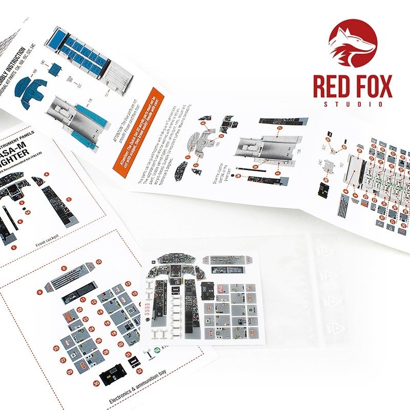 Red Fox Studio QS-32128 F-104S ASA M Starfighter (for Italeri kit) 1/32 – zdjęcie 3