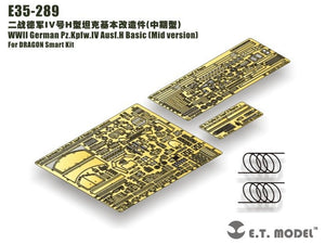 E.T. Model E35-289 WWII German Pz.Kpfw.IV Ausf.H Basic (Mid version) For DRAGON 1/35 – zdjęcie 2