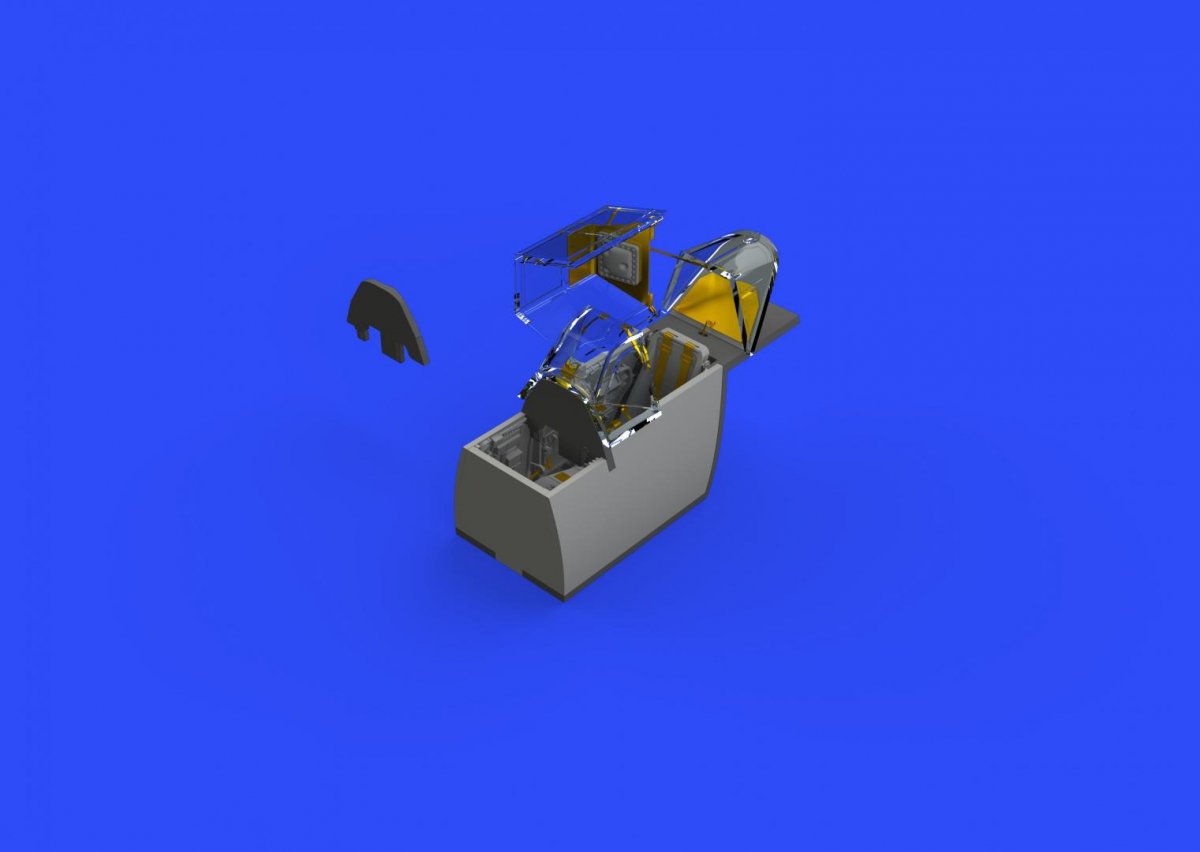 Eduard 648330 Bf 109F cockpit w/ early seat EDUARD 1/48 – zdjęcie 3
