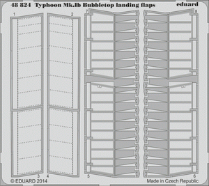 Eduard 48824 Typhoon Mk. Ib Bubbletop landing flaps ITALERI, HASEGAWA 1/48