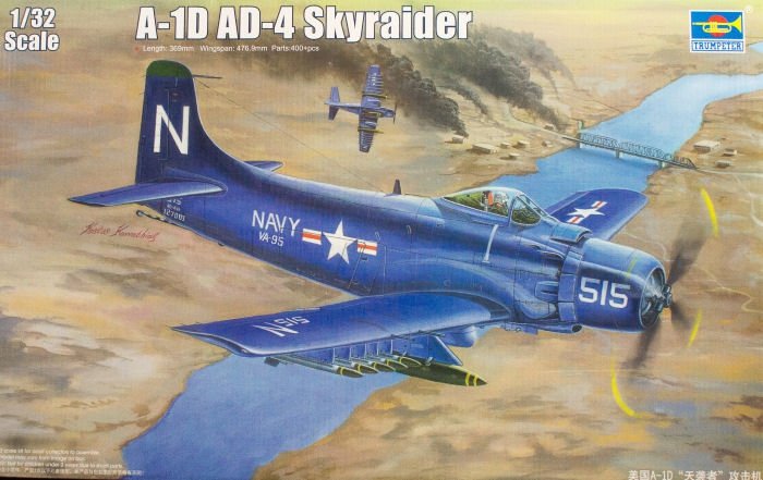 Trumpeter 02252 A-1D Skyraider 1/32