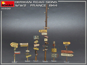 MiniArt 35600 GERMAN ROAD SIGNS WW2 (FRANCE 1944) 1/35 – zdjęcie 4