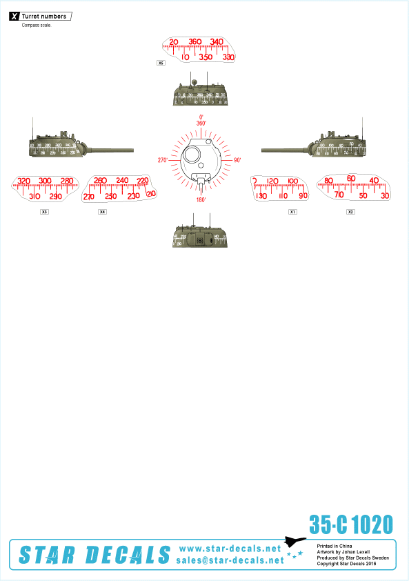 Star Decals 35-C1020 RMASG Shermans 1/35 – image 2