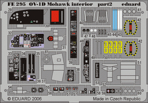Eduard 49295 OV-1D interior 1/48 RODEN – zdjęcie 2
