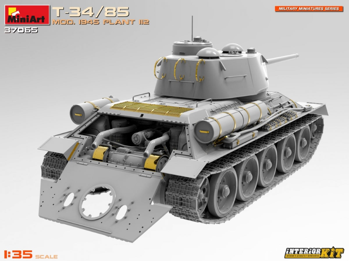 MiniArt 37065 T-34/85 MOD. 1945. PLANT 112. INTERIOR KIT 1/35 – image 7