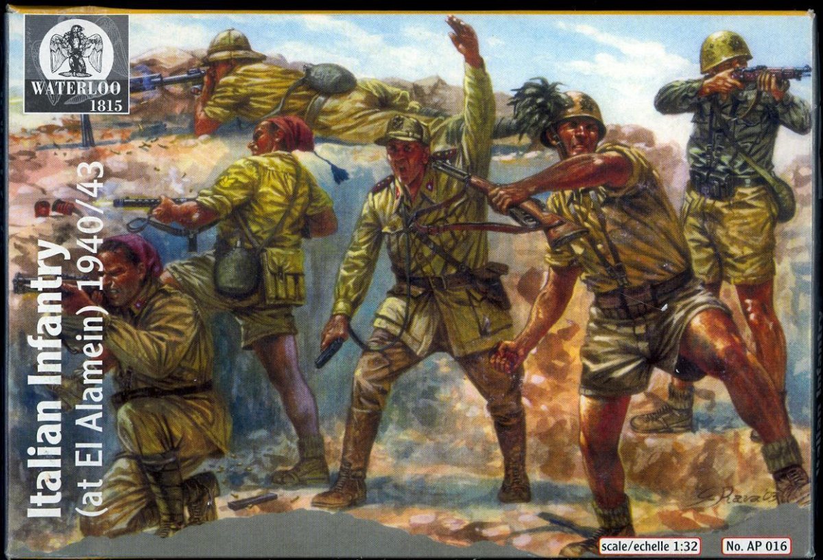 Waterloo 1815 AP016 Italian Infantry (El Alamein 1942/43) 1/32