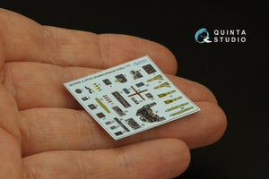 Quinta Studio QD72059 Ju 87 D/G 3D-Printed &amp;amp; coloured Interior on decal paper (Academy/Special Hobby) 1/72 – zdjęcie 10