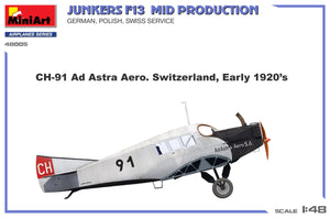 MiniArt 48005 Junkers F13. Mid Prod. German, Polish, Swiss Service 1/48 – zdjęcie 9