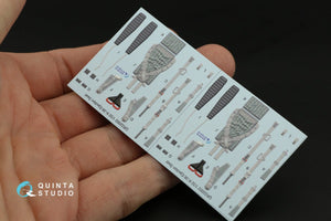 Quinta Studio QD32095 Su-30SM 3D-Printed &amp;amp; coloured Interior on decal paper (conversion for Trumpeter Su-30MKK ) 1/32 – zdjęcie 10