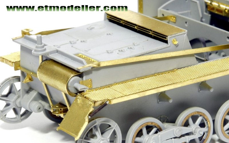 E.T. Model EA35-001 WWII German Pz.Kpfw.I Ausf.B Fender For DRAGON Kit 1/35 – Bild 2