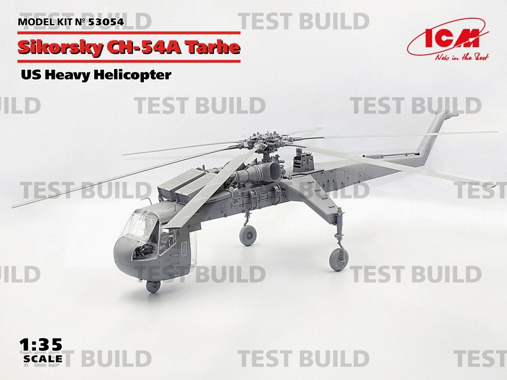 ICM 53054 Sikorsky CH-54A Tarhe US heavy helicopter 1/35 – zdjęcie 4