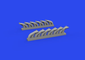 Eduard 648958 P-39 exhaust stacks fishtail PRINT EDUARD 1/48 – zdjęcie 4