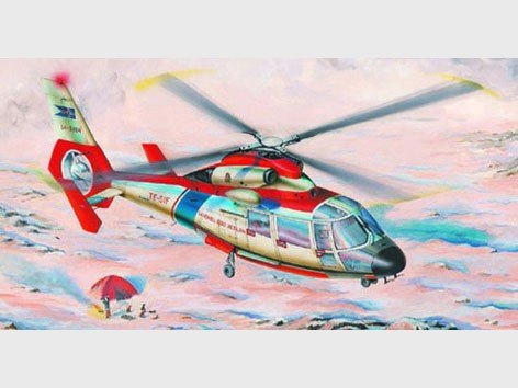 Trumpeter 02816 AEROSPATIALE SA365N DAUPHIN 2 1/48