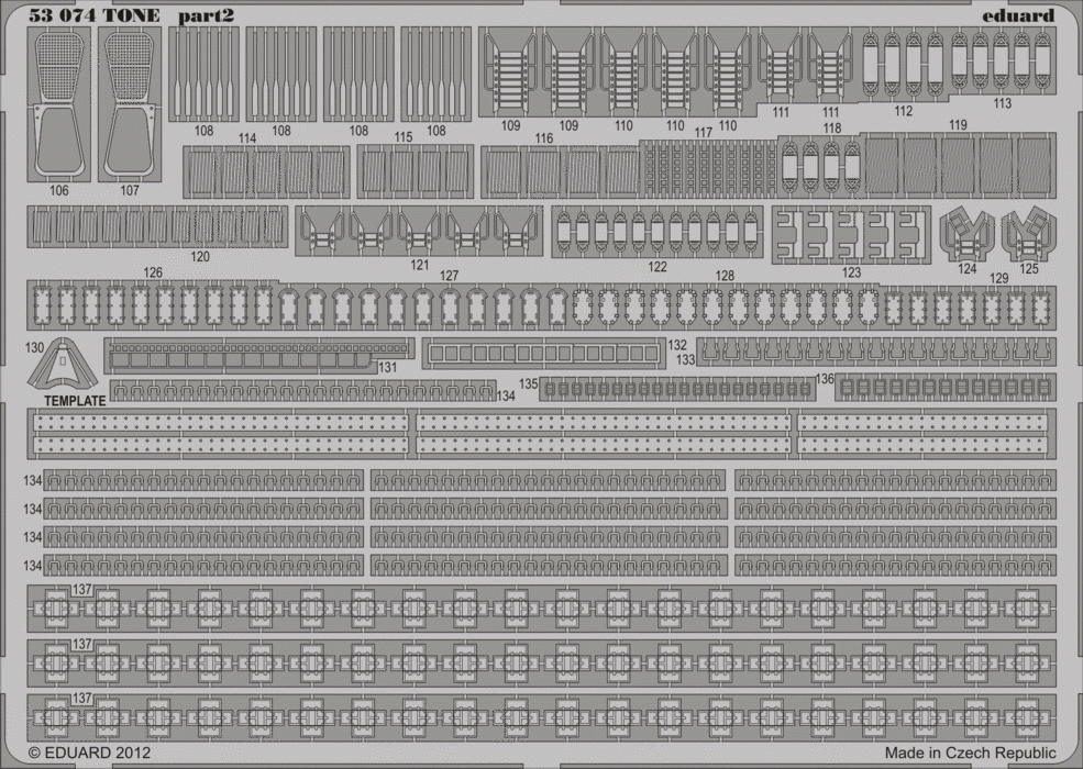 Eduard 53074 TONE 1/350 Tamiya – zdjęcie 2