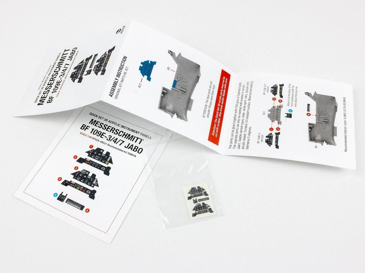 Red Fox Studio QS-48031 Messerschmitt Bf 109E-3/4/7 JABO Tamiya 1/48 – zdjęcie 3