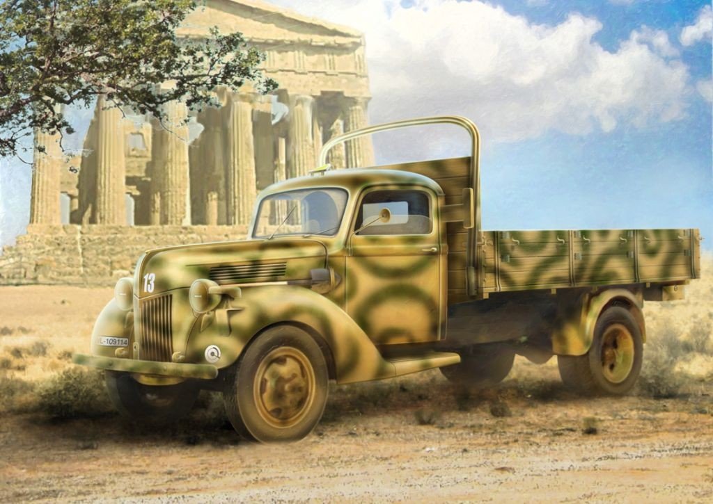 ICM 35411 V3000S (1941production), German Army Truck 1/35