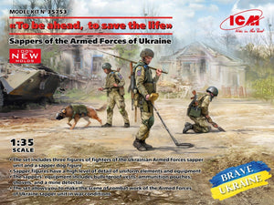 ICM 35753 To be ahead, to save the life - Sappers of the Armed Forces of Ukraine 1/35