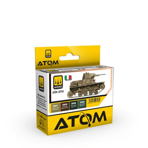 AMMO by Mig Jimenez 20748 ATOM WWII Regio Esercito Colors Set 4x20ml