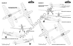 Kagero 7096 Messerschmitt Bf 109 T EN/PL – zdjęcie 3