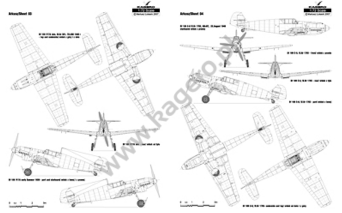 Kagero 7096 Messerschmitt Bf 109 T EN/PL – zdjęcie 3