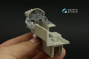 Quinta Studio QDS-32157 F-15C Late/F-15J late 3D-Printed &amp;amp; colored Interior on decal paper (Tamiya) (small version) 1/32 – image 5