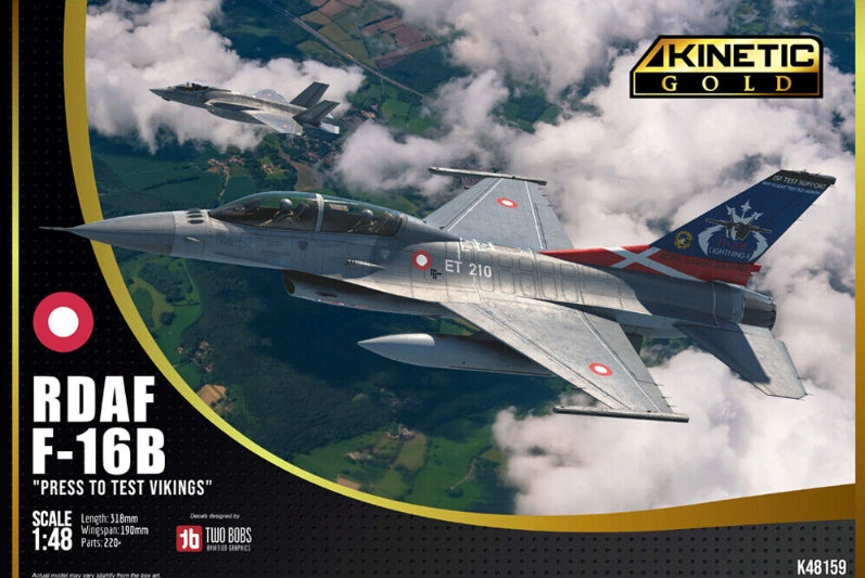 Kinetic K48159 F-16B Royal Danish Air Force Viper 1/48 – zdjęcie 2