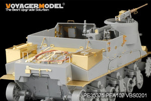 Maquette Voyager PE35375 Fusil américain M7 Priest de la Seconde Guerre mondiale (production intermédiaire) avec étui à munitions et ensemble téléphonique pour DRAGON 6637 au 1/35 – image 11