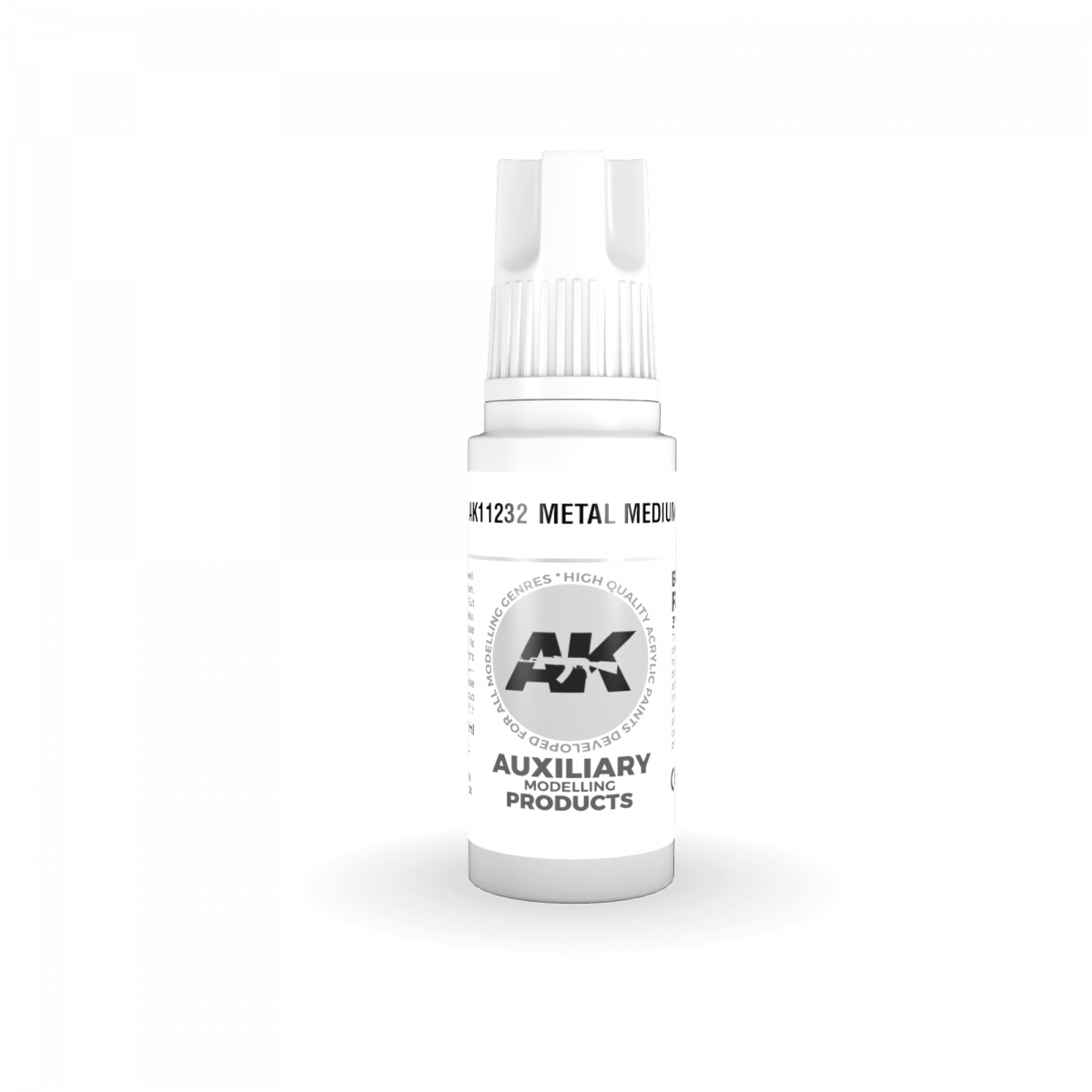 AK Interactive AK11232 METAL MEDIUM – AUXILIARY 17ml – zdjęcie 2