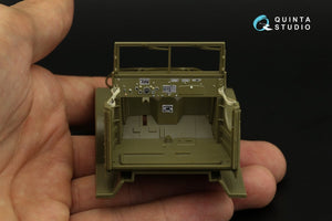 Quinta Studio QD35052 GMC CCKW 353 (open cab) 3D-Printed &amp;amp; coloured Interior on decal paper ( Tamiya ) 1/35 – zdjęcie 7