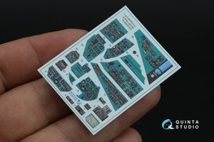 Quinta Studio QDS+48516 Mi-24P Hind-F 3D-Printed coloured Interior on decal paper (Trumpeter) (small version) (with 3D-printed resin parts) 1/48 – zdjęcie 4