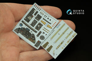 Quinta Studio QD32165 Do 335A-0 3D-Printed &amp;amp; coloured Interior on decal paper (Zoukei-mura) 1/32 – zdjęcie 12