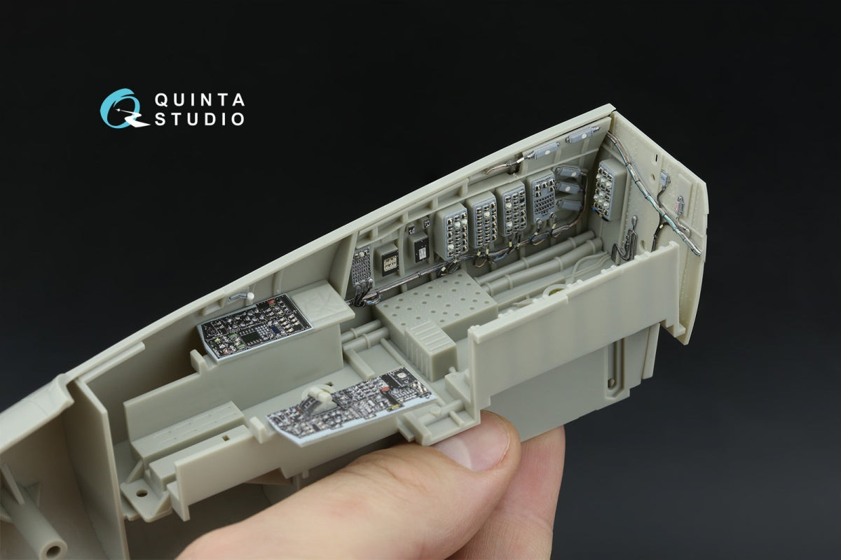 Quinta Studio QD+32252 F-15C PAD-upgraded 3D-Printed &amp;amp; colored Interior on decal paper (Tamiya) (with 3D-printed resin parts) 1/32 – image 10