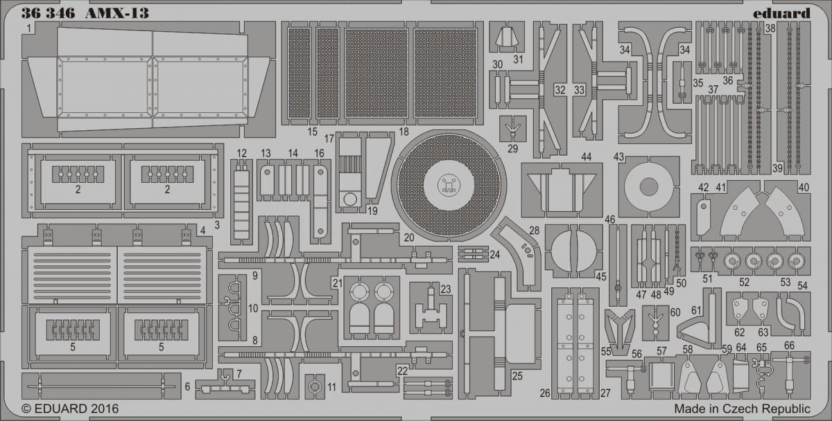 Eduard 36346 AMX-13 TAMIYA 1/35